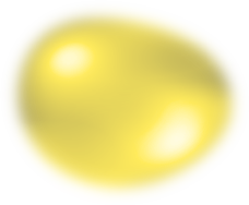 Right hand yellow see through rock