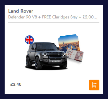 WINerz a Land Rover!