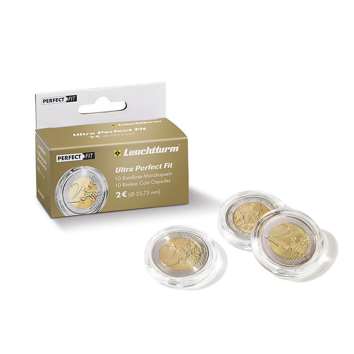 Lighthouse Premium Ultra Perfect Fit Coin Capsules 10 Pack For Various Size Coins
